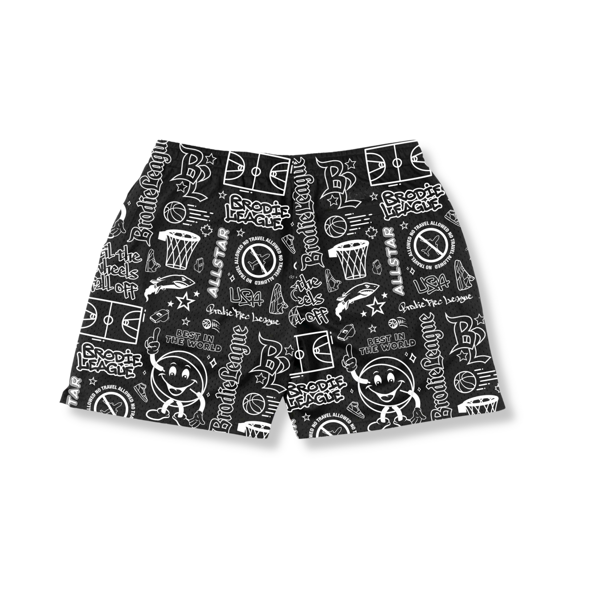 STENCIL SHORTS Brodie League